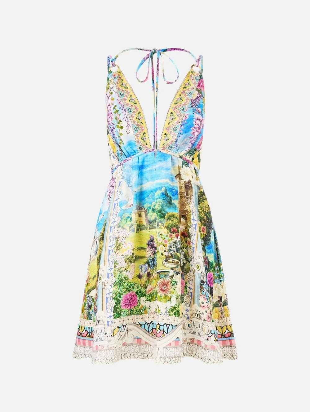 Camilla Navás Nouveau flared hardware dress